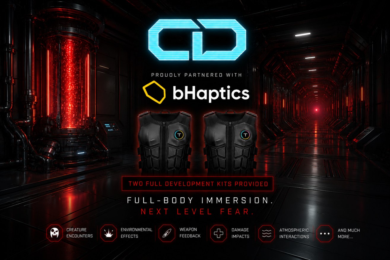 Panic Point Games, proudly partnered with bHaptics